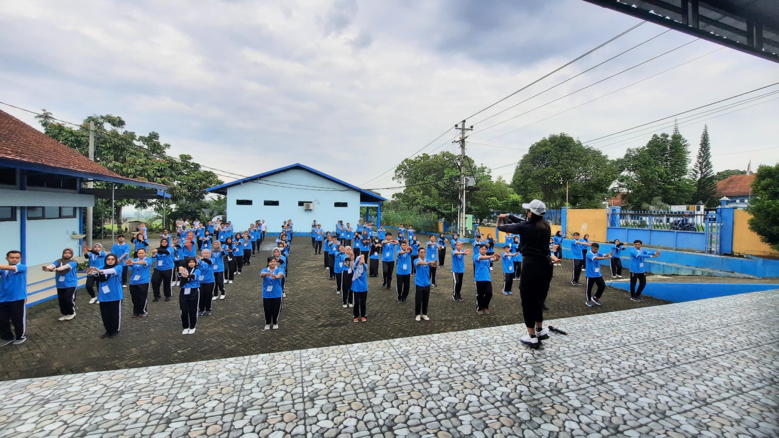 Senam Pagi bersama Peserta PBK Angkatan 1 Tahun 2024